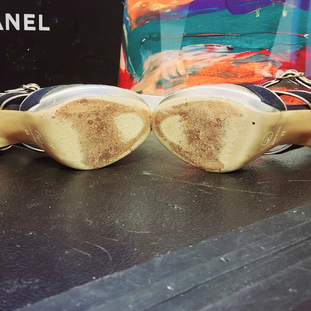 Authentic Chanel Stylish, Based On Platform Very … - image 8